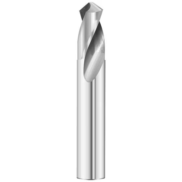 2-Flute - 118° Point - 1510 4-Facet Point Drills, RH Spiral, Four Facet, Stub, , Fullerton Tool, Mfr#: 15283